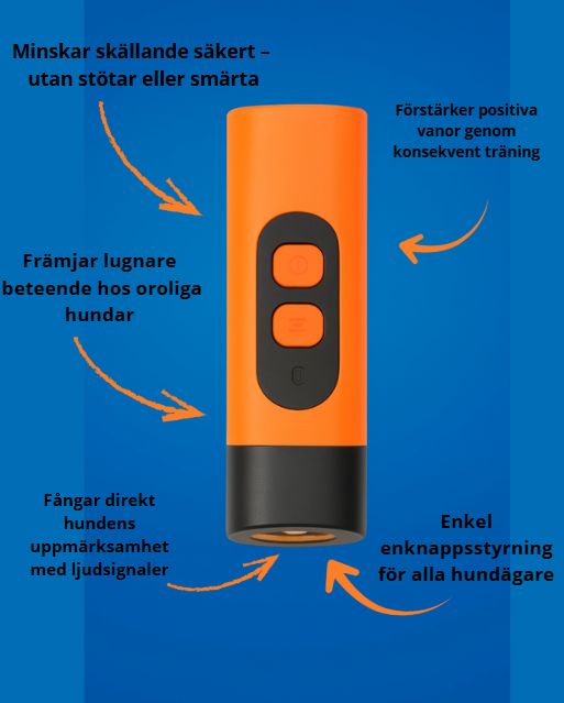 DogCalm™ – Stoppa skällandet med ett klick